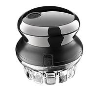 Potadak Men's Portable Washing 360 Degree Rotating Full Self-Service Hair Clipper USB Full Round Electric Hair Clipper-Silver