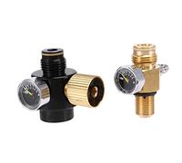 Potadak PCP Air Tank Cylinder Regulator, Adjustable Pressure 0-2800 and Tank Pin Valve 300 Bar, 5/8-18 UNF