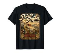 Potala Palace Tibet Vintage Lhasa Travel Potala Palace T-Shirt