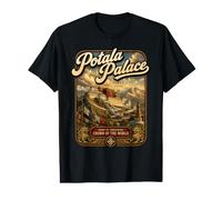 Potala Palace Tibet Vintage Lhasa Travel Potala Palace Value Graphic T-Shirt
