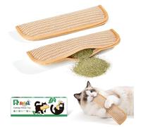 Potaroma Cat Toys Pack of 2 with 6000mg Organic Catnip, Soft Sisal Material Indoor Kitten Scratching and Kicker Toys, Drives Bored Cats Crazy with Fun Interactive Chew