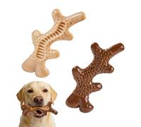 Potaroma Tough Dog Chew Toys 2 Pack, Nylon Antler Bone for Power Chewers