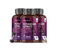 Potassium - 180 Tablets - Vitamin C - Immune support - Gym supplement - Vegan