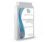 Potassium Citrate 1000mg - 120 Capsules - High Strength Potassium Supplement & Electrolyte Capsules - Keto & Fasting Electrolytes Support - Vegan Friendly - Made in the UK