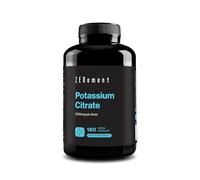 Potassium Citrate 2105 mg per Serving (800 mg Elemental Potassium in 2 Capsules) - 180 Vegan Capsules for 3 Months - Muscle, Nerve and Blood Pressure Support - No Additives - Zenement