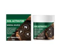 Potassium Fulvic Acid Soil Activator Fertilizer 100g Mineral-Rich Soil Conditioner For Houseplants, Lawns And Vegetable Gardens, Improves Structure, Balances PH, Enhances Nutrient Uptake