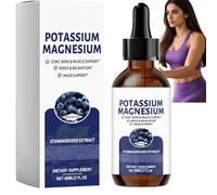 Potassium Magnesium Liquid Oil, Mineral-Based Daily Care Extract with Dropper, Lightweight Multi-Purpose Oil, Easy Dispensing Liquid Formula, 60ml