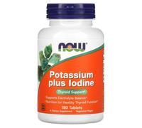 Potassium Plus Iodine 180 Tablets - Now Foods