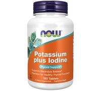 NOW Foods Potassium plus Iodine - 180 tabs