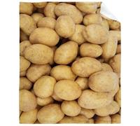 Potato Blanket Funny Food Throw Blanket for Sofa Chairs Bed, Good Blanket Gift, Lightweight Soft and Cozy 50" x 40" for Kid