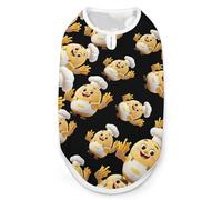 Potato Chef with French Fries Dog Clothes Fashionable Sleeveless Pet Vest Puppy Breathable Shirts for Small Medium Dogs Cat 2XL