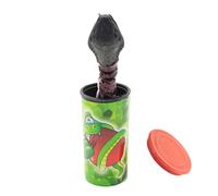 Potato Chip Bouncing, Potato Chips Snake Can, 2.36 Inches Spring Loaded Prank Toy with Realistic Design, Surprise Jump Action, Safe Snakes Prop for Parties Friends Family Offices Home Halloween Pranks