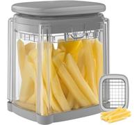 Potato Chipper Chip Cutter French Fry Cutter for Potatoes, Fast Cutting Potato Chip Cutter for French Fries, Food Dicer Chop Box for Vegetables Fruits