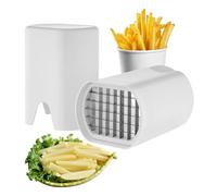 Potato Chipper Chip Cutter, Manual French Fry Cutter & Onion Dicer for Kitchen