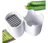 Potato Chipper Chip Cutter, Onion Chopper, Chip Chop, Hand Chip Cutter for Home Kitchen, Stainless Steel French Fry Cutter Chopper Onion Dicer, Multipurpose Chip Cutter for Vegetables and Fruits