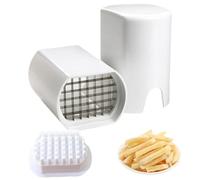 Potato Chipper Chip Cutter, Stainless Steel French Fries Cutter, Heavy Duty Vegetable Slicer, Safe & Easy Onion Dicer, Manual Vegetable Chopper, Home & Kitchen Tools for Vegetables & Fruits