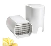 Potato Chipper & Chip Cutter - Stainless Steel French Fry Slicer for Home Kitchen, Easy to Use & Dishwasher Safe, Uniform Cuts for Fries & Veggies