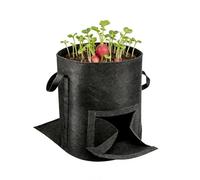 Potato Grow Bags - Non Woven Breathable Vegetable Planter Container | Carrot Onion Taro Growing Bag for Garden Balcony Patio Backyard Deck Apartment Beginner Gardening