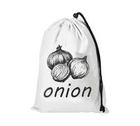 Potato Keeper,Drawstring Garlic Onions Potatoes Keeper | Large Reusable Food Container Sack with Side Zipper Washable Kitchen, B, Refer to description