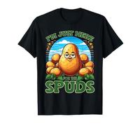 Potato Lover I'm Just Here For The Spuds Potato T-Shirt