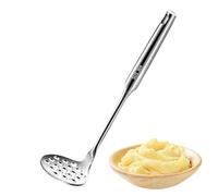 Potato Masher, Metal Potato Masher,Beans Smasher - Stainless Steel No Slip Potato Handle for Cooking with Baby Food Meat Puree
