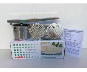 Potato Masher Pasta Maker 2 Interchangeable Steel Discs