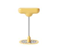 Potato Masher Press, Purée Maker - Stainless Steel Cream Robust Silicone, Handheld Kitchen Tool, Efficient Mashing, Manual Bean Rice Presser, Versatile Device for Meat, Salad, Pumpkin