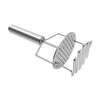 Potato Masher Stainless Steel Double Decker Potato Masher for Cooking and Pureeing in the Kitchen, Potato Masher is also for Mashing Fruit, Vegetables, Baby Food
