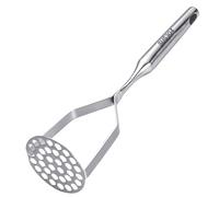 Potato Masher,Stainless Steel Heavy Duty Professional Integrated Mashed Potatoe Masher, 12 inch Food Masher for Avocado, Potatoes, Beans, Meat, Dishwasher Safe