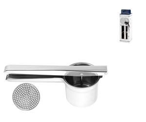 Potato Masher Stainless Steel Officine Standard Box Gray 10x33x10 cm