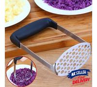 Potato Masher Vegetable Tool Home Kitchen Crusher Resistant Heat Press Puree New