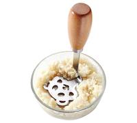 Potato Masher Wooden Handle, Food Grade Steel