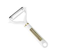 Potato Peeler, Hand-Held Multifunctional Kitchen Aid with Two Blades, Peeler for the Kitchen, for Peeling Cucumbers, Carrots, for Indoor Use, for Family, Men