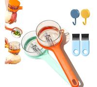 Potato Peeler, Peeler, Fruit Peeler and Slicer, 2026 New Kitchen Special Fruit Peeler with Box Storage, Speed Peeler for Potatoes, Six Piece Set with Storage Hooks(Orange+Light Green)