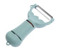 Potato Peelers Color Plastic Handle Paring Scraper Multifunctional Fruit Household Scraping Potato Skin Kitchen (Green, One Size)