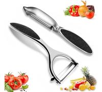 Potato Peelers Vegetable Peeler - Premium Stainless Steel Y-Shaped Rotatable Multifunctional Apple Peeler, Good Grip & Durable Peeling Tool for Kitchen, Vegetables, Fruits