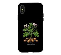 Potato plant illustration Solanum tuberosum Case for iPhone X/XS