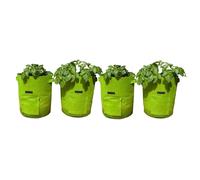 Potato Planter Grow Bags 37 Litre (Set of 4) Non - Woven Fabric Pots