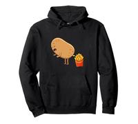 Potato Pooping French Fries Pullover Hoodie