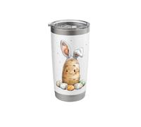 Potato Potatoes Easter Rabbit Eggs Bunny Ears Cute Stainless Steel Insulated Tumbler