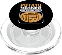 Potato Prime Cuts Vegan Butchery Diagram PopSockets PopGrip for MagSafe