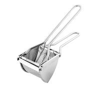 Potato Ricer Masher, Large Potato Mashers with Comfortable Handle, Stainless Steel Dishwasher Safe Food Press for Creamy Fluffy Mashed Vegetables, Baby Food and Fruit juices