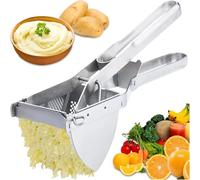 Potato Ricer Masher Stainless Steel Kitchen Tool Comfortable Handle Multifunctional Fruit Vegetable Masher for Smooth Fluffy Mashed Potatoes Baby Food Fruit juices Mashed Vegetables