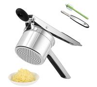 Potato Ricer Stainless Steel, Large Potato Masher 15oz, Heavy Duty Ricer Kitchen Tool for Perfect Mashed Potatoes, Potato Press and Mash Kitchen Gadget, Spaetzle Maker for Noodle