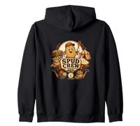 Potato Sack Race Mash Bowl Harvest Fair Zip Hoodie