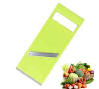 Potato Slicer,1 Pcs (27.3×10.8×2.2cm) Vegetable Slicer, Portable Vegetable Chip Maker, Food Chopper Kitchen Chopper with Ergonomic Handle, for Potatoes, Carrots, Etc(Green)