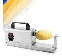 Potato Slicer Machine for Tornado Chips, 2mm and 2.5mm Blades, Ideal for Making Tornado Potatoes and Cucumber Snacks