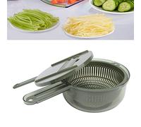 Potato Slicer, Versatile Vegetable Slicer Fruit Vegetable Grater with High Temperature Resistant Vegetable Slicer for Drain Basket for Restaurant