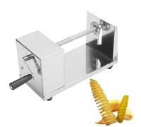 Potato Spiral Cutter, Manual Stainless Steel Twisted Potato Slicer French Fry Cutter for Potatoes Cooking Tools