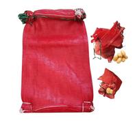 Potato Storage Bag 10Pcs 21.7x33.5inch Mesh Drawstring 35kg PE Potato Sack Heavy Duty Circular Knitting Net Bags for Vegetables Onion Carrot Fruits, Potato Storage